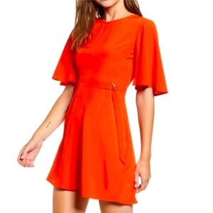 Topshop Orange Dress